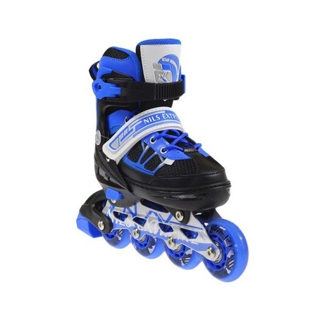ROLKI NILS EXTREME NA0328 A regulowane 38-41 niebieskie L