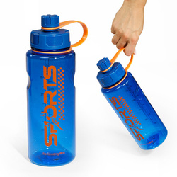 Butelka na wodę bidon sportowy na siłownię trening 1,5l niebieska