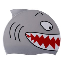 Czepek pływacki silikonowy Shark Fonti