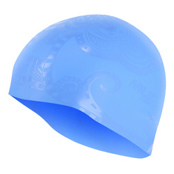 Czepek pływacki silikonowy niebieski F224 Nils Aqua