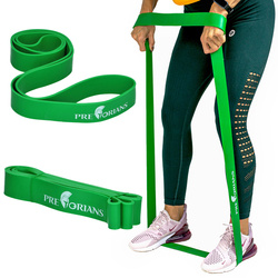 Guma fitness taśma 45mm 23-55kg zielona 