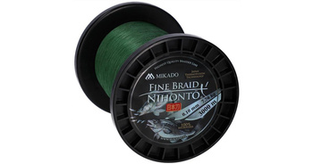 PLECIONKA - NIHONTO FINE BRAID - 0.10mm/7.7kg/3000m - ZIELONA - op.1szp.