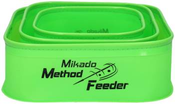 POJEMNIK EVA - METHOD FEEDER 007 ZESTAW - (18x18x8cm)1szt.+(22x22x8cm)1szt.+(26x26x8cm)1szt. - op.1k