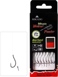 PRZYPON DO METHOD FEEDER Z IGŁĄ - hak z zadziorem nr 6 / żyłka: 0.28mm/10cm - 8 sztuk