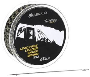 PRZYPON - LEAD FREE LEADER - 40lbs/10m - JASNY CAMO - op.1szt.