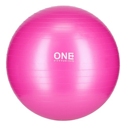 Piłka gimnastyczna 55cm pink gym ball one fitness