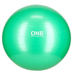 Piłka gimnastyczna 65cm green gym ball one fitness