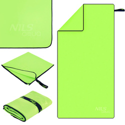 Ręcznik z mikrofibry szybkoschnący zielony 140x70 cm NAR11 Nils Aqua