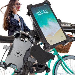 Uchwyt rowerowy na telefon regulowany do roweru telefonu mocowanie na kierownicę