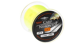 ŻYŁKA - NIHONTO CARP - 0.30mm/10.30kg/600m - FLUO ŻÓŁTA - op.1szp.