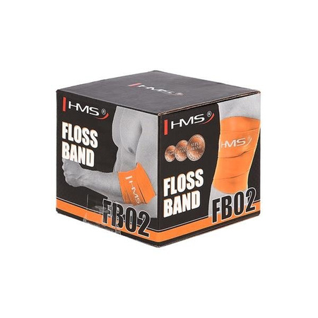 FB02 floss band guma do ćwiczeń orange hms 1.0 x 50 x 2080 mm
