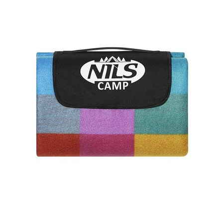 KOC PIKNIKOWY NC2220 MULTICOLOR 220x200 PE ALU NILS CAMP