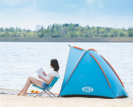 NC8030 namiot plażowy niebieski 260x120x120 cm nils camp