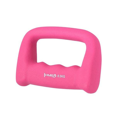 Ciężarek żeliwny typu kastet pokryty neoprenem 0.5 kg hms