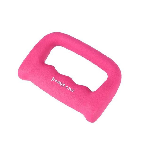 Ciężarek żeliwny typu kastet pokryty neoprenem 0.5 kg hms