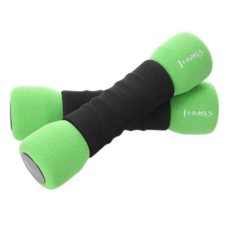 Ciężarki miękkie 2x1,5 kg zielone CM07 HMS