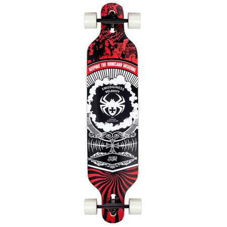 Deskorolka Longboard Wood Homeland Pająk NILS EXTREME