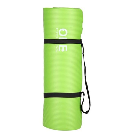 Gruba mata do ćwiczeń (1,5 cm) zielona One Fitness