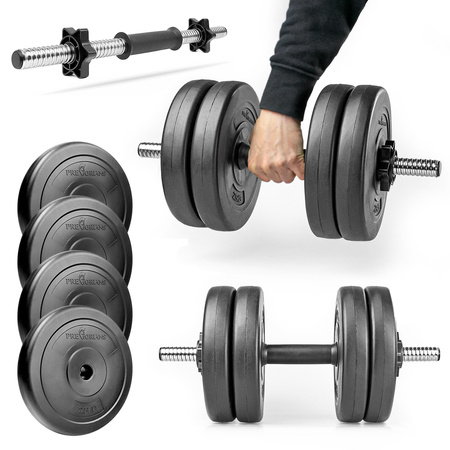 Hantel 10kg zestaw gryf obciążenia