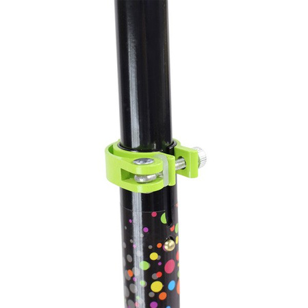 Hulajnoga Nils Extreme HC031 BLACK / GREEN KÓŁKA 200MM NA ŁOŻYSKACH