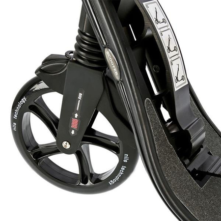 Hulajnoga QD202 black pu200mm nils extreme