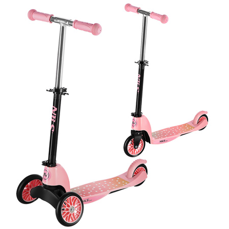 Hulajnoga dziecięca 2w1 Pink HLB202 Nils Fun