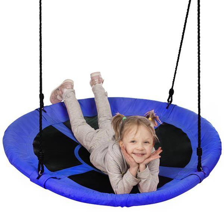 Huśtawka bocianie gniazdo śr.100cm niebieska NB5031 Nils Camp