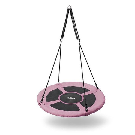 Huśtawka bocianie gniazdo śr.100cm różowa NB5031 Nils Camp