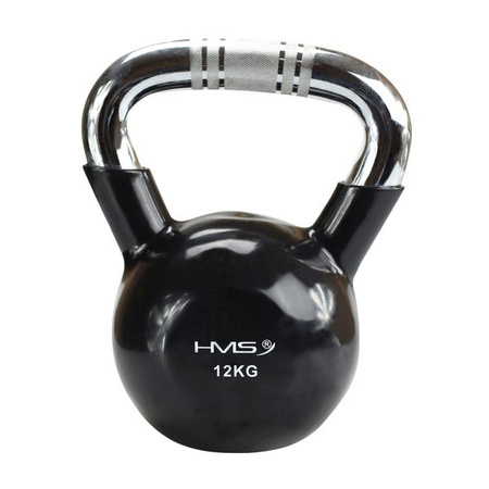 KETTLEBELL 12 KG ŻELIWNY KTC12 HMS CHROM RADEŁKOWANY
