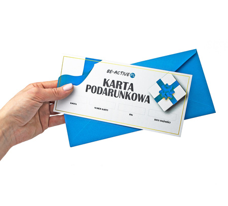 Karta podarunkowa papierowa Be-Active.pl