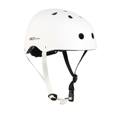 Kask biały rozmiar M Nils Extreme MTW001