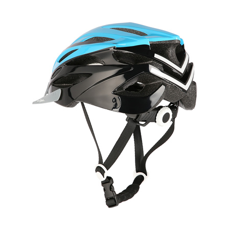 Kask na rower rolki niebiesko-czarny rozmiar S Nils Extreme MTW210
