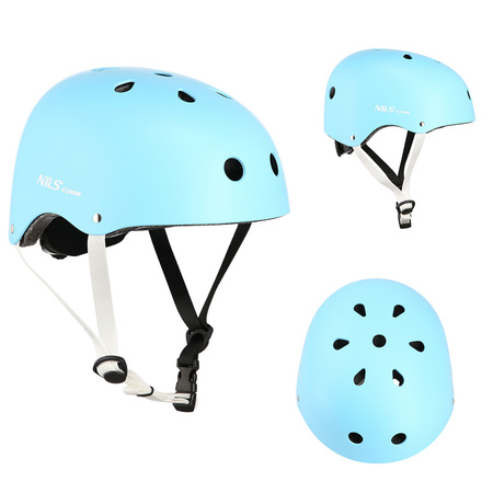 Kask niebieski rozmiar M Nils Extreme MTW001