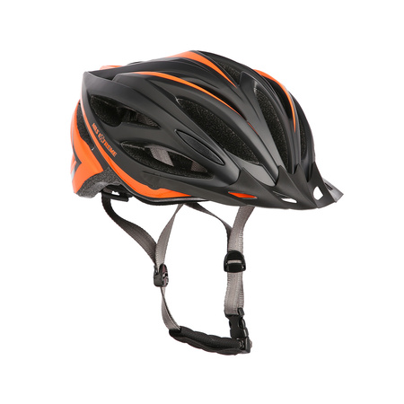 Kask rowerowy czarno-pomarańczowy rozmiar M Nils Extreme MTW202