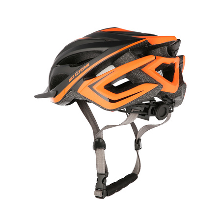 Kask rowerowy czarno-pomarańczowy rozmiar M Nils Extreme MTW202
