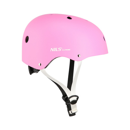 Kask różowy rozmiar S Nils Extreme MTW001