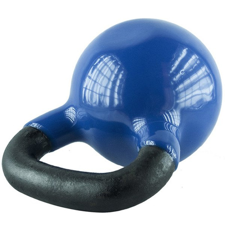 Kettlebell 32kg żeliwny pokryty winylem KNV32 blue hms