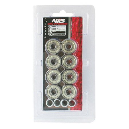 ŁOŻYSKA ABEC-5 CARBON (8szt.) Nils Extreme
