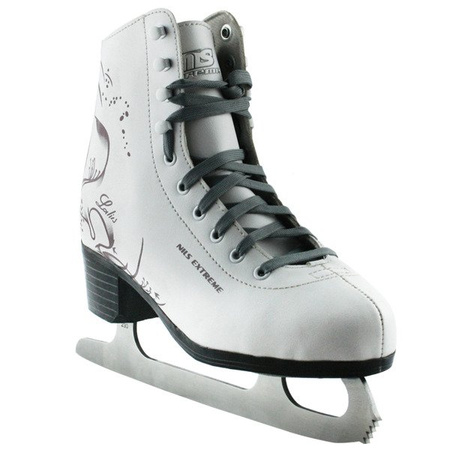 ŁYŻWY FIGUROWE NILS EXTREME NF496S BIAŁE