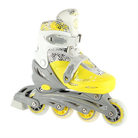 Łyżworolki 4w1 NH18331 Nils Extreme limonkowe roz. S