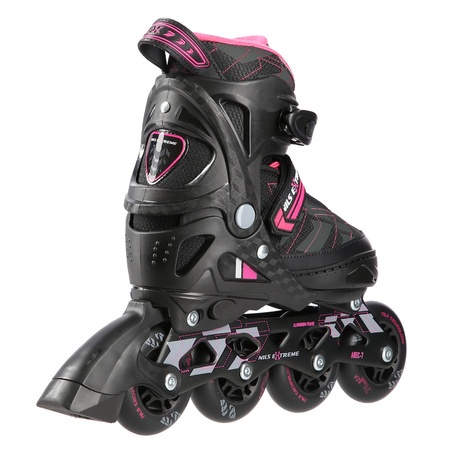 Łyżworolki NA11002 Nils Extreme czarno-fioletowe roz. M