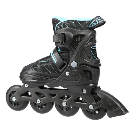 Łyżworolki NA11002 Nils Extreme czarno-niebieskie roz. M