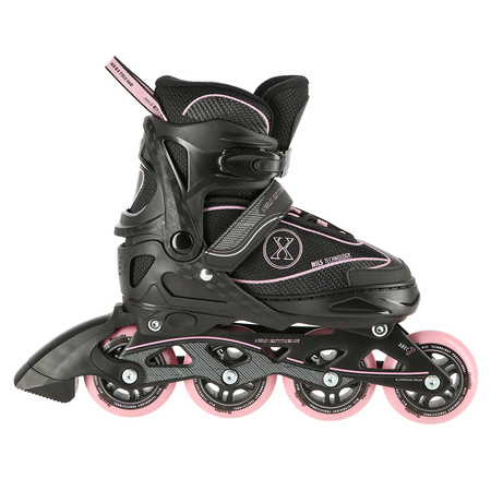 Łyżworolki NA11008 Nils Extreme czarno-fioletowe roz. S