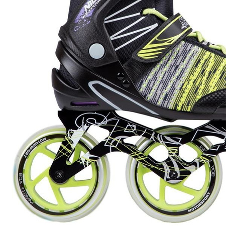Łyżworolki NA1206 czarno-zielone rozmiar 42 Nils Extreme