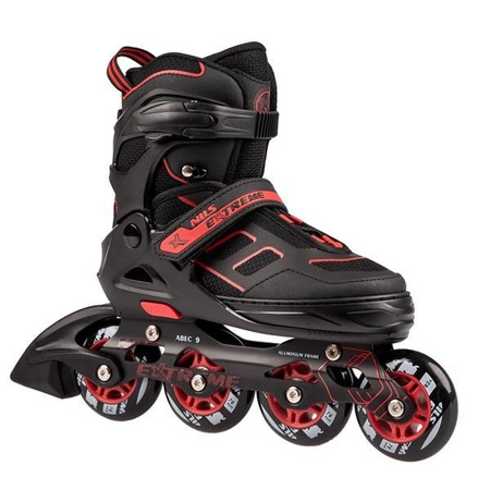 Łyżworolki NA14174A czarno-czerwone Nils Extreme rozmiar S