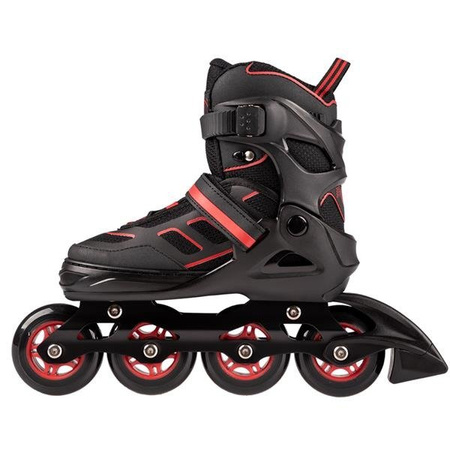 Łyżworolki NA14174A czarno-czerwone Nils Extreme rozmiar S