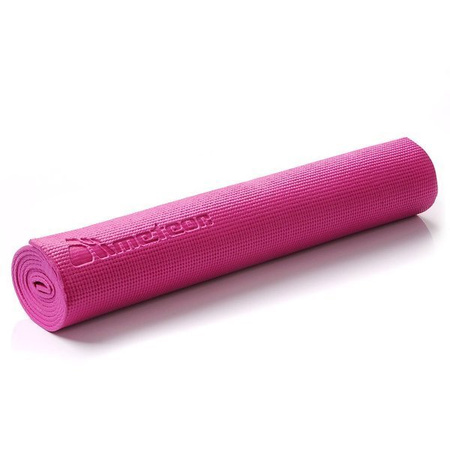 Mata fitness do ćwiczeń 5mm meteor różowa
