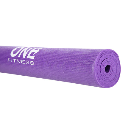 Mata fitness fioletowa PVC YM01 One Fitness