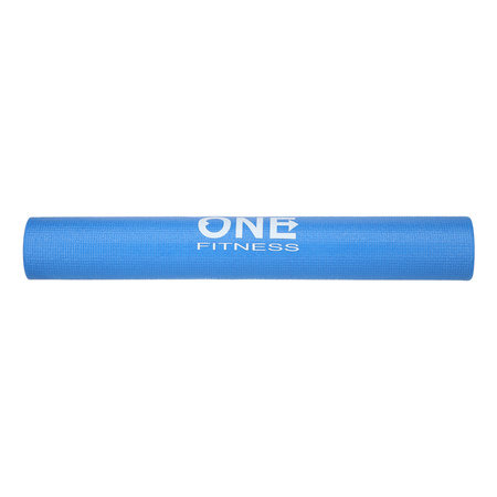 Mata fitness niebieska PVC YM01 One Fitness