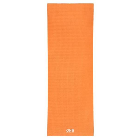 Mata fitness pomarańczowa PVC YM02 One Fitness